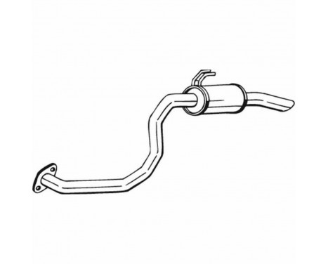 Exhaust backbox / end silencer 281-653 Bosal