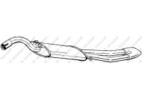 Exhaust backbox / end silencer 281-755 Bosal