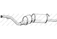 Exhaust backbox / end silencer 281-771 Bosal