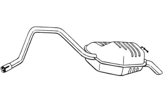 Exhaust backbox / end silencer 281-821 Bosal, Image 2