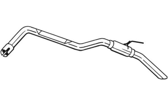 Exhaust backbox / end silencer 281-881 Bosal
