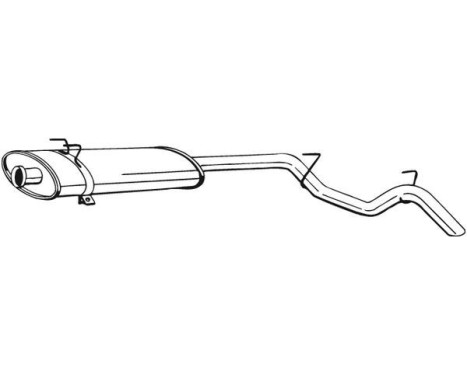 Exhaust backbox / end silencer 281-943 Bosal, Image 2