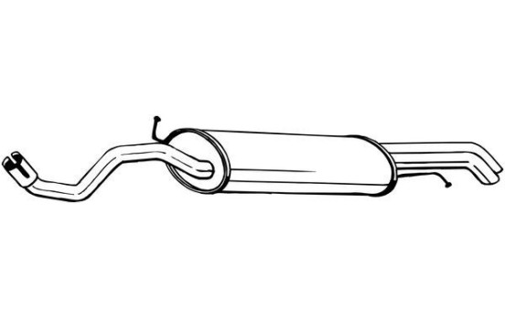 Exhaust backbox / end silencer 281-967 Bosal