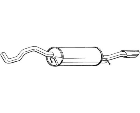 Exhaust backbox / end silencer 282-175 Bosal, Image 2