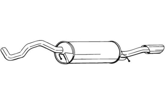 Exhaust backbox / end silencer 282-175 Bosal, Image 2