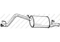 Exhaust backbox / end silencer 282-179 Bosal