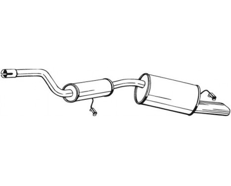 Exhaust backbox / end silencer 282-209 Bosal, Image 2