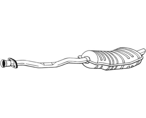Exhaust backbox / end silencer 282-217 Bosal, Image 2