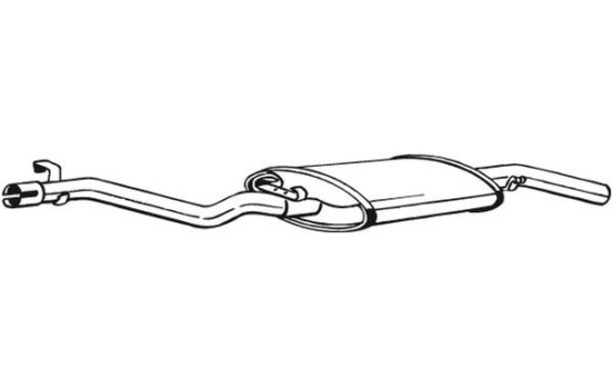 Exhaust backbox / end silencer 282-305 Bosal, Image 2