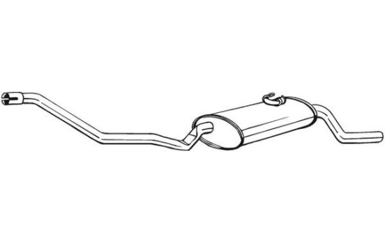 Exhaust backbox / end silencer 282-391 Bosal, Image 2