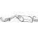Exhaust backbox / end silencer 282-511 Bosal