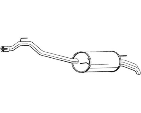 Exhaust backbox / end silencer 282-691 Bosal