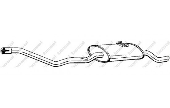 Exhaust backbox / end silencer 282-817 Bosal