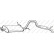 Exhaust backbox / end silencer 282-959 Bosal