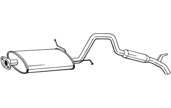 Exhaust backbox / end silencer 282-959 Bosal, Image 2