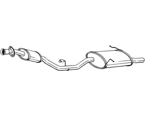 Exhaust backbox / end silencer 283-171 Bosal, Image 2