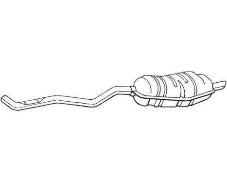 Exhaust backbox / end silencer 283-277 Bosal, Image 2