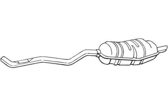 Exhaust backbox / end silencer 283-277 Bosal, Image 2