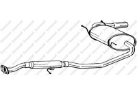 Exhaust backbox / end silencer 283-421 Bosal