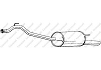 Exhaust backbox / end silencer 283-459 Bosal
