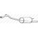 Exhaust backbox / end silencer 283-461 Bosal