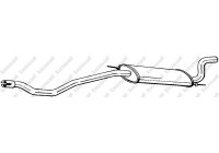 Exhaust backbox / end silencer 283-595 Bosal