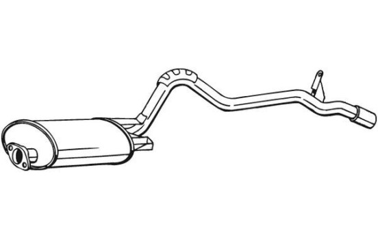 Exhaust backbox / end silencer 283-605 Bosal, Image 2