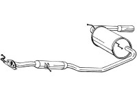 Exhaust backbox / end silencer 284-567 Bosal