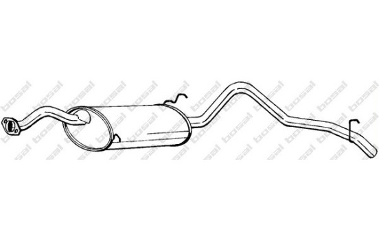 Exhaust backbox / end silencer 285-003 Bosal