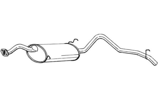 Exhaust backbox / end silencer 285-003 Bosal, Image 2