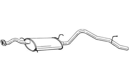 Exhaust backbox / end silencer 285-027 Bosal, Image 2