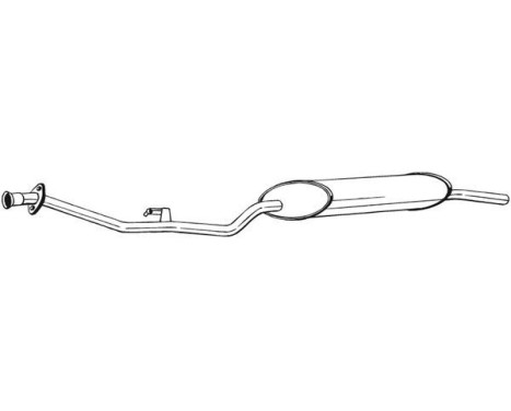 Exhaust backbox / end silencer 285-099 Bosal, Image 2