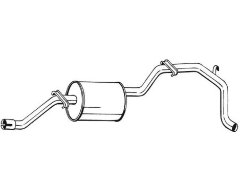 Exhaust backbox / end silencer 285-413 Bosal, Image 2