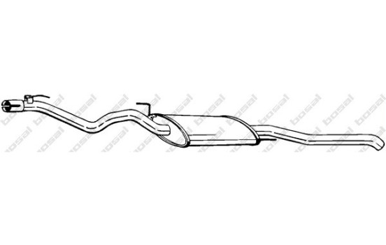 Exhaust backbox / end silencer 285-703 Bosal