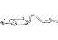Exhaust backbox / end silencer 286-059 Bosal