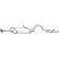 Exhaust backbox / end silencer 286-243 Bosal