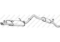 Exhaust backbox / end silencer 286-297 Bosal