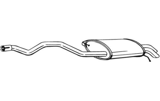 Exhaust backbox / end silencer 286-487 Bosal, Image 2
