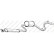 Exhaust backbox / end silencer 286-701 Bosal