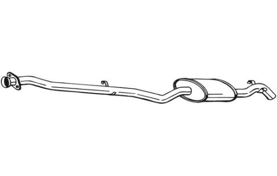 Exhaust backbox / end silencer 287-181 Bosal, Image 2