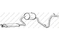 Exhaust backbox / end silencer 287-203 Bosal