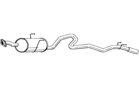 Exhaust backbox / end silencer 287-231 Bosal, Image 2