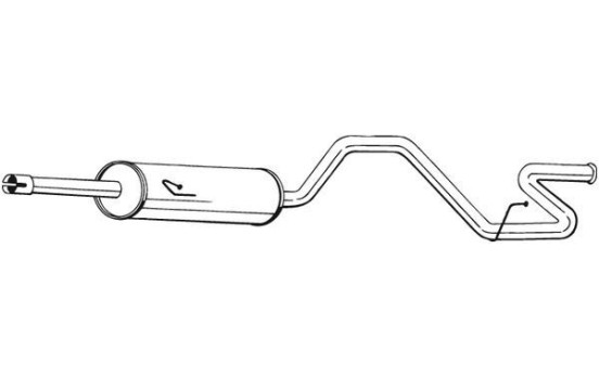 Exhaust backbox / end silencer 287-357 Bosal, Image 2