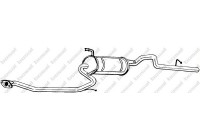 Exhaust backbox / end silencer 287-627 Bosal