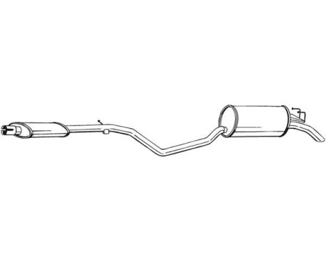 Exhaust backbox / end silencer 287-871 Bosal, Image 2