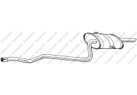 Exhaust backbox / end silencer 288-333 Bosal