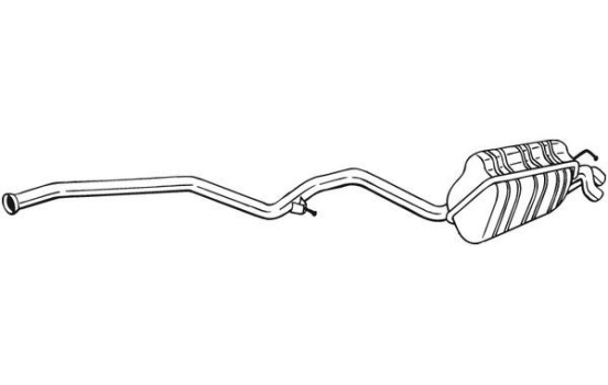 Exhaust backbox / end silencer 288-493 Bosal