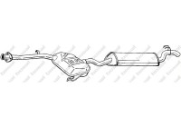 Exhaust backbox / end silencer 288-897 Bosal