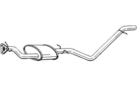 Exhaust backbox / end silencer 289-001 Bosal, Image 2