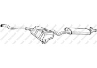 Exhaust backbox / end silencer 290-207 Bosal